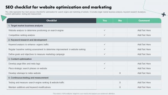 Deploying_Online_Marketing_Seo_Checklist_For_Website_Optimization_And_Marketing_Ideas_PDF_Slide_1.jpg