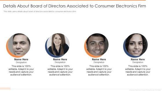 Details_About_Board_Of_Directors_Associated_To_Consumer_Electronics_Firm_Ppt_Ideas_Slide_Portrait_PDF_Slide_1.jpg