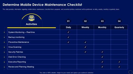 Determine_Mobile_Device_Maintenance_Checklist_Business_Mobile_Device_Security_Management_Professional_PDF_Slide_1.jpg