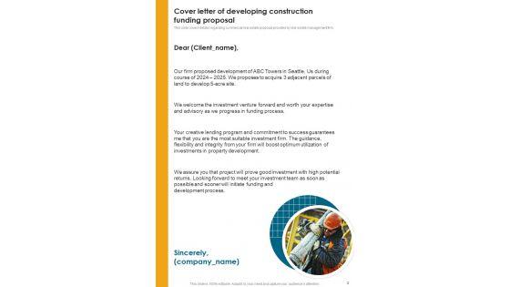 Developing_Construction_Funding_Proposal_Example_Document_Report_Doc_Pdf_Ppt_Slide_2.jpg