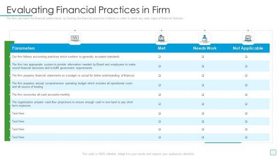 Developing_Firm_Security_Strategy_Plan_Evaluating_Financial_Practices_In_Firm_Icons_PDF_Slide_1.jpg