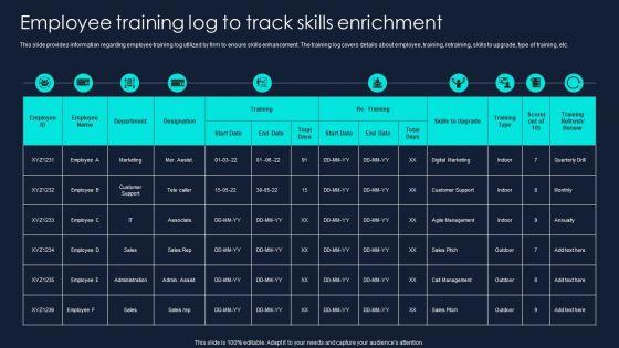 Developing_Significant_Business_Employee_Training_Log_To_Track_Skills_Enrichment_Professional_PDF_Slide_1.jpg