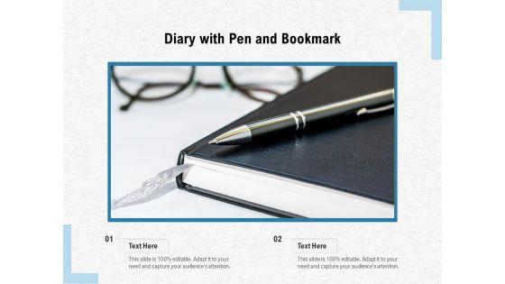 Diary_With_Pen_And_Bookmark_Ppt_PowerPoint_Presentation_File_Model_PDF_Slide_1.jpg