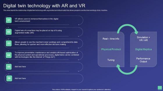 Digital Twin Tech IT Digital Twin Technology With Ar And Vr Graphics PDF Digital Twin Tech IT Digital Twin Technology With Ar And Vr Graphics PDF