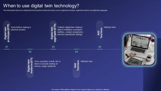 Digital Twin Tech IT When To Use Digital Twin Technology Information PDF Digital Twin Tech IT When To Use Digital Twin Technology Information PDF