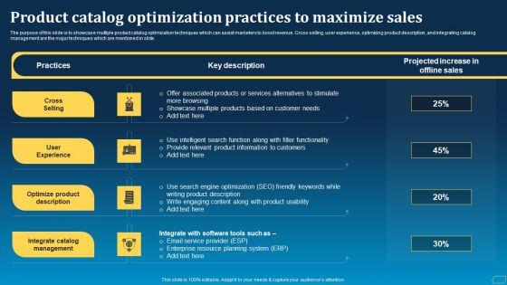 Direct_Marketing_Techniques_To_Enhance_Business_Presence_Product_Catalog_Optimization_Practices_To_Maximize_Structure_PDF_Slide_1.jpg