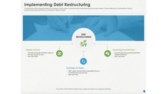Distressed_Debt_Refinancing_For_Organizaton_Implementing_Debt_Restructuring_Ppt_PowerPoint_Presentation_Gallery_Files_PDF_Slide_1.jpg