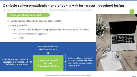 Distribute Software Application And Check In With Test Groups Throughout Testing Graphics PDF Distribute Software Application And Check In With Test Groups Throughout Testing Graphics PDF