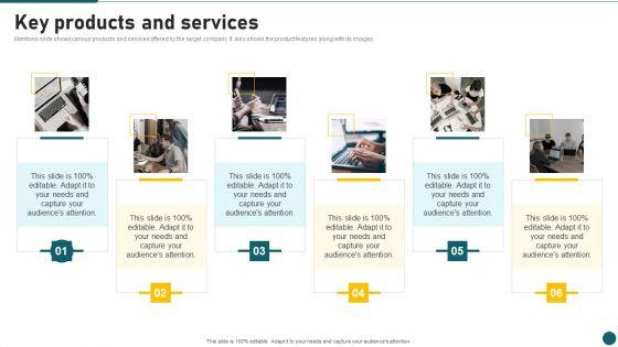 Due_Diligence_In_Amalgamation_And_Acquisition_Key_Products_And_Services_Pictures_PDF_Slide_1.jpg