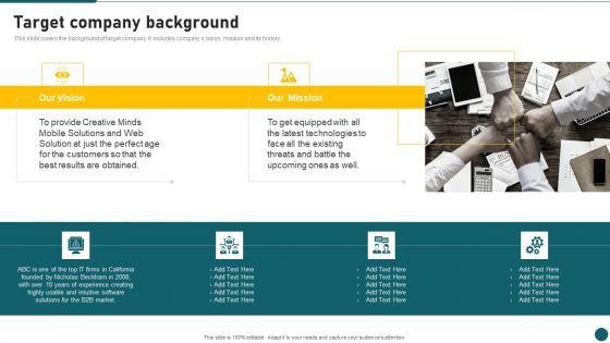 Due_Diligence_In_Amalgamation_And_Acquisition_Target_Company_Background_Sample_PDF_Slide_1.jpg