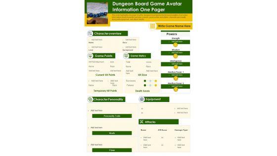 Dungeon_Board_Game_Avatar_Information_One_Pager_PDF_Document_PPT_Template_Slide_1.jpg