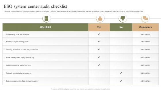 ESO_System_Center_Audit_Checklist_Ppt_PowerPoint_Presentation_Gallery_Clipart_Images_PDF_Slide_1.jpg