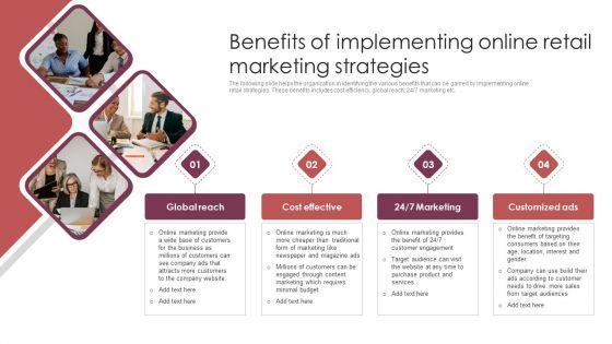 E_Commerce_Marketing_Techniques_To_Boost_Sales_Benefits_Of_Implementing_Online_Retail_Marketing_Strategies_Summary_PDF_Slide_1.jpg