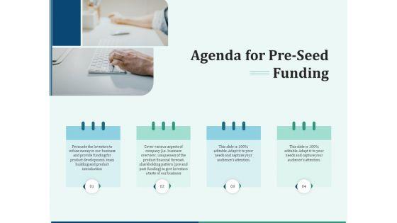 Early_Stage_Funding_Agenda_For_Pre_Seed_Funding_Ppt_Portfolio_Brochure_PDF_Slide_1.jpg