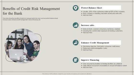 Effective Financial Risk Management Strategies Benefits Of Credit Risk Management For The Bank Elements PDF Effective Financial Risk Management Strategies Benefits Of Credit Risk Management For The Bank Elements PDF