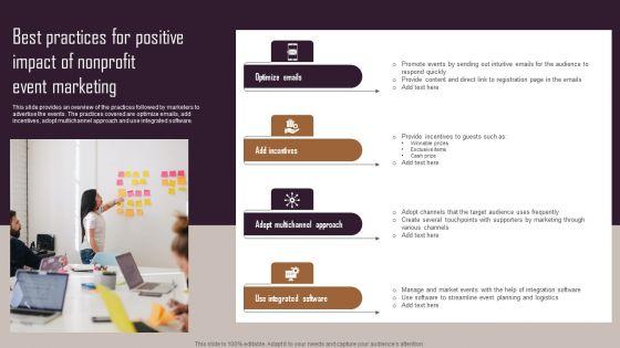 Effective_NPO_Promotional_Strategies_For_Recruit_Volunteers_Best_Practices_For_Positive_Impact_Nonprofit_Brochure_PDF_Slide_1.jpg