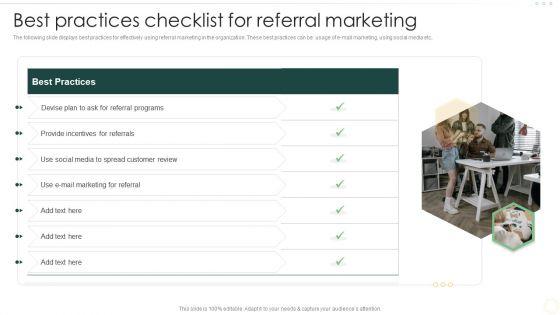 Effective_Organizational_B2B_And_B2C_Best_Practices_Checklist_For_Referral_Marketing_Brochure_PDF_Slide_1.jpg