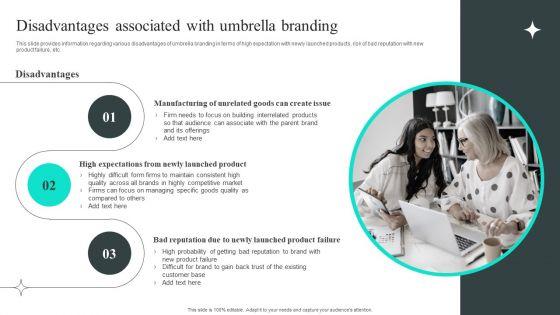 Efficient_Administration_Of_Product_Business_And_Umbrella_Branding_Disadvantages_Associated_With_Umbrella_Branding_Professional_PDF_Slide_1.jpg