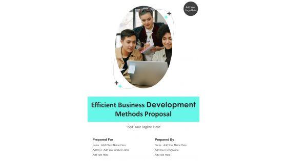 Efficient_Business_Development_Methods_Proposal_Example_Document_Report_Doc_Pdf_Ppt_Slide_1.jpg