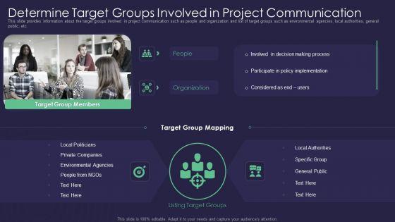 Efficient_Communication_Plan_For_Project_Management_Determine_Target_Groups_Involved_In_Professional_PDF_Slide_1.jpg