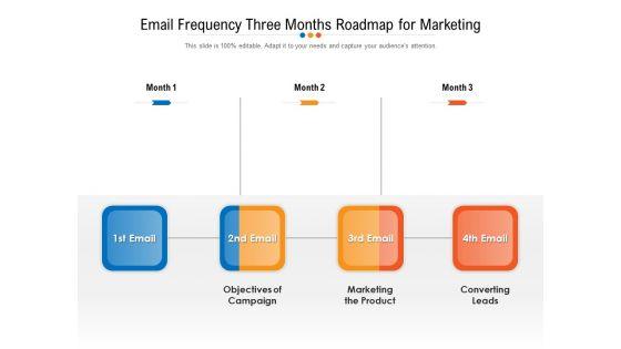 Email_Frequency_Three_Months_Roadmap_For_Marketing_Download_Slide_1.jpg