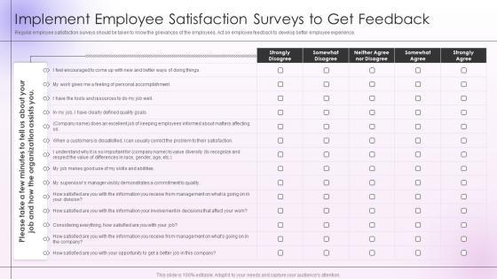 Employee Engagement And Satisfaction Strategies Implement Employee Satisfaction Surveys To Get Rules PDF Employee Engagement And Satisfaction Strategies Implement Employee Satisfaction Surveys To Get Rules PDF