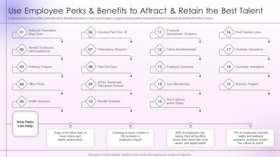 Employee_Engagement_And_Satisfaction_Strategies_Use_Employee_Perks_And_Benefits_To_Attract_Guidelines_PDF_Slide_1.jpg