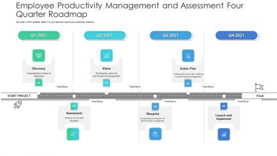 Employee_Productivity_Management_And_Assessment_Four_Quarter_Roadmap_Information_Slide_1.jpg
