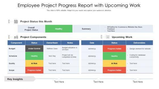 Employee_Project_Progress_Report_With_Upcoming_Work_Ppt_PowerPoint_Presentation_File_Example_Introduction_PDF_Slide_1.jpg