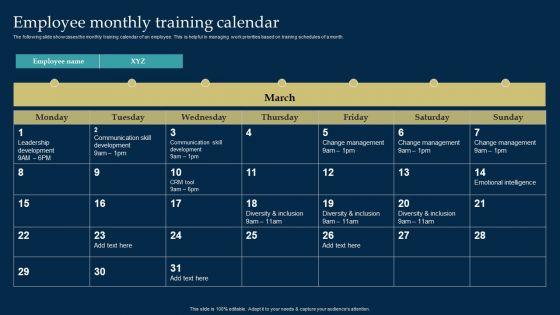 Employee_Training_And_Development_Strategy_Employee_Monthly_Training_Calendar_Demonstration_PDF_Slide_1.jpg