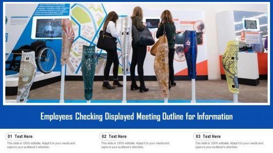 Employees_Checking_Displayed_Meeting_Outline_For_Information_Ppt_Summary_Brochure_PDF_Slide_1.jpg