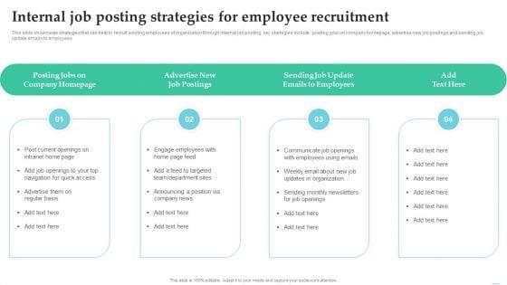 Employing_Candidate_Using_Internal_And_External_Mediums_Of_Recruitment_Internal_Job_Posting_Strategies_For_Employee_Summary_PDF_Slide_1.jpg