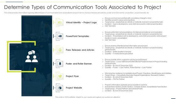 Enhancing_Companys_Project_Determine_Types_Of_Communication_Tools_Associated_To_Project_Infographics_PDF_Slide_1.jpg