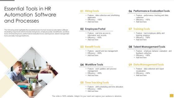 Essential Tools In HR Automation Software And Processes Brochure PDF Essential Tools In HR Automation Software And Processes Brochure PDF
