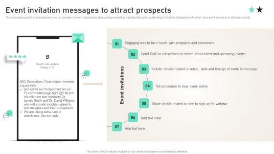 Event_Invitation_Messages_To_Attract_Prospects_Ppt_PowerPoint_Presentation_File_Model_PDF_Slide_1.jpg