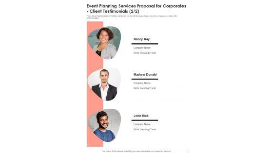 Event_Planning_Services_Proposal_For_Corporates_Client_Testimonials_One_Pager_Sample_Example_Document_Slide_2.jpg