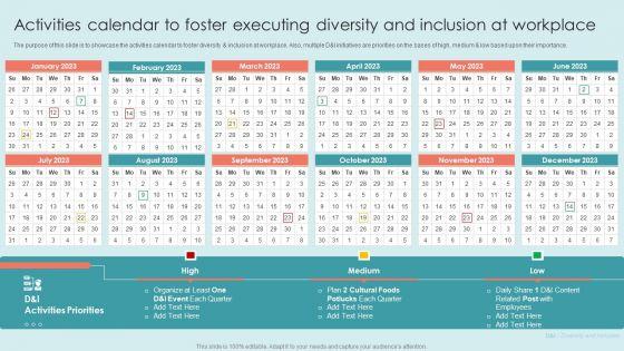 Executing_Diversity_Activities_Calendar_To_Foster_Executing_Diversity_And_Inclusion_Graphics_PDF_Slide_1.jpg