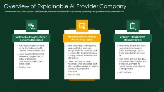 Explainable_AI_XAI_Frameworks_IT_Overview_Of_Explainable_AI_Provider_Company_Demonstration_PDF_Slide_1.jpg