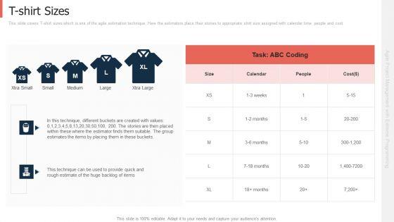 Extreme_Programming_Approach_For_Project_Management_With_Agile_Framework_T_Shirt_Sizes_Designs_PDF_Slide_1.jpg