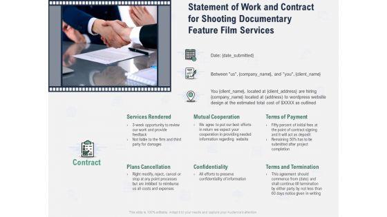 Factual_Picture_Filming_Statement_Of_Work_And_Contract_For_Shooting_Documentary_Feature_Film_Services_Structure_PDF_Slide_1.jpg