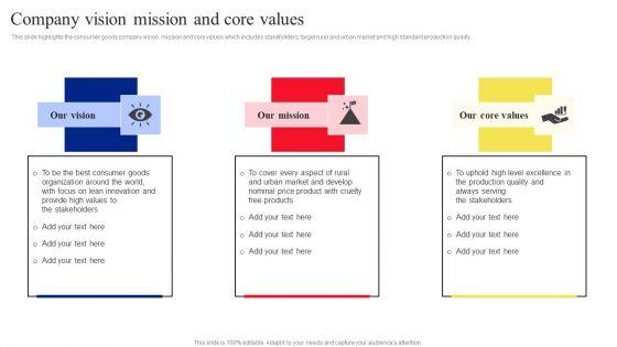 Fast_Moving_Consumer_Goods_Producing_Company_Profile_Company_Vision_Mission_Core_Values_Ideas_PDF_Slide_1.jpg