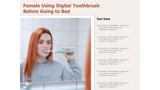 Female_Using_Digital_Toothbrush_Before_Going_To_Bed_Ppt_PowerPoint_Presentation_File_Deck_PDF_Slide_1.jpg