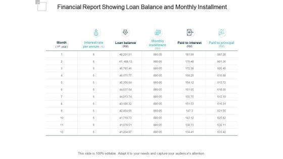 Financial_Report_Showing_Loan_Balance_And_Monthly_Installment_Ppt_PowerPoint_Presentation_Portfolio_Template_Slide_1.jpg