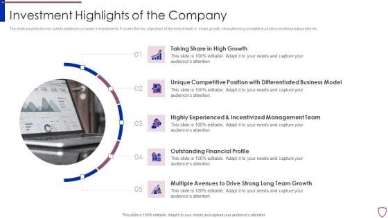 Financing_Catalogue_For_Security_Underwriting_Agreement_Investment_Highlights_Of_The_Company_Sample_PDF_Slide_1.jpg