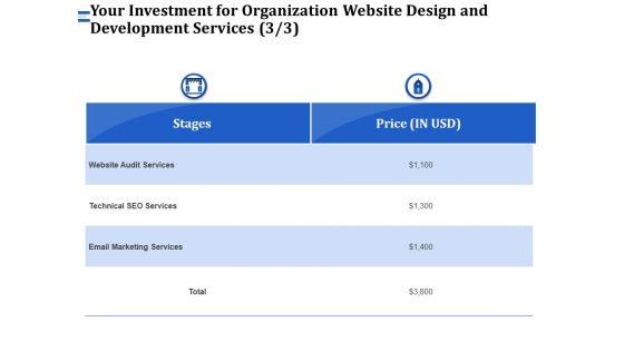 Firm_Webpage_Builder_And_Design_Your_Investment_For_Organization_Website_Design_And_Development_Services_Price_Slides_PDF_Slide_1.jpg