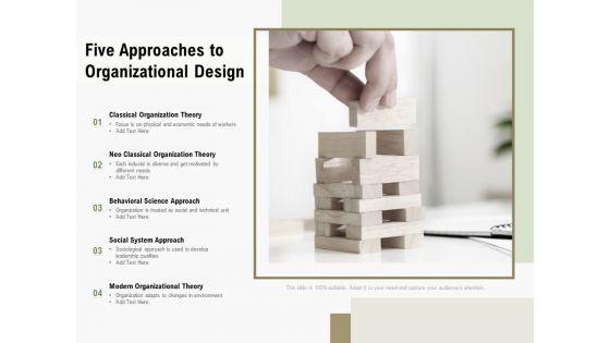 Five_Approaches_To_Organizational_Design_Ppt_PowerPoint_Presentation_Show_Design_Templates_PDF_Slide_1.jpg