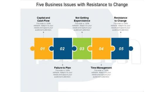 Five_Business_Issues_With_Resistance_To_Change_Ppt_PowerPoint_Presentation_Styles_Background_Images_Slide_1.jpg