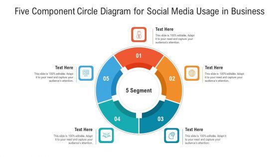 Five_Component_Circle_Diagram_For_Social_Media_Usage_In_Business_Ppt_PowerPoint_Presentation_Gallery_Brochure_PDF_Slide_1.jpg