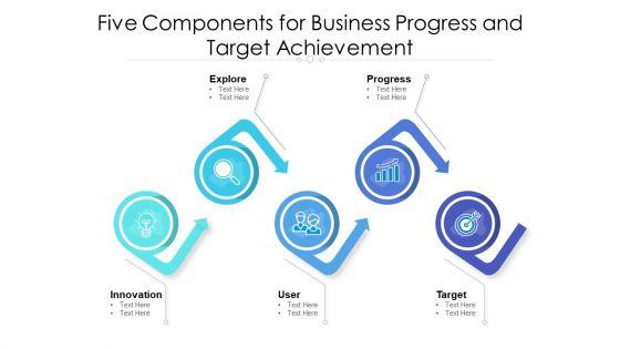 Five_Components_For_Business_Progress_And_Target_Achievement_Ppt_PowerPoint_Presentation_Icon_Slides_PDF_Slide_1.jpg