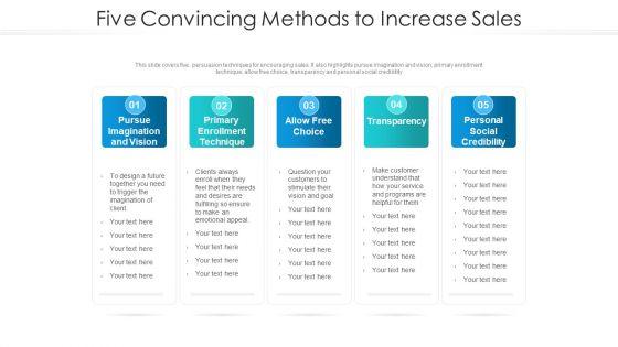 Five_Convincing_Methods_To_Increase_Sales_Ppt_PowerPoint_Presentation_Slides_Graphic_Images_PDF_Slide_1.jpg